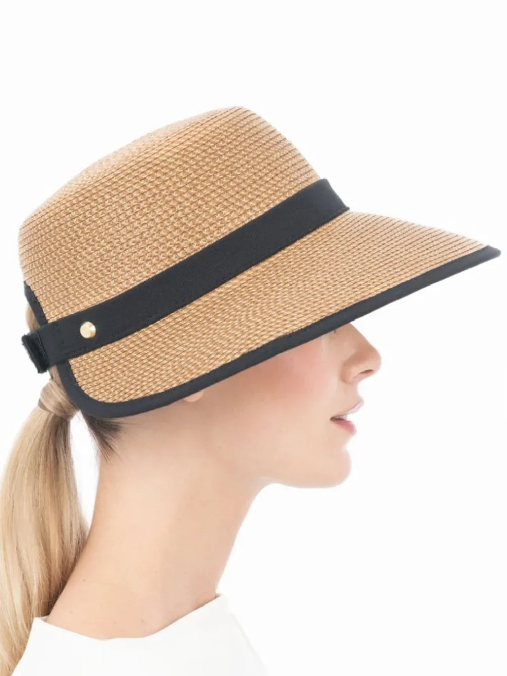 Eric Javits Sunbust Hat/ Visor Packable UPF 50+ NWOT